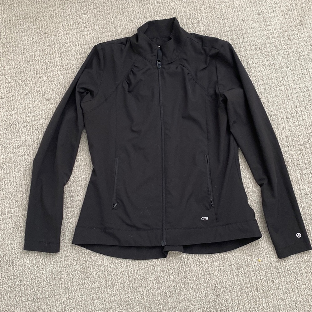Barco One 2-pocket Black Scrub Jacket